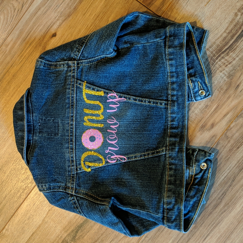 Donut grow up (self made) jean jacket